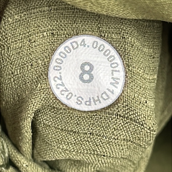 Lululemon lab Zip Front Collared Romper Bronze Green W1DHPS Sz 8 - Picture 14 of 15